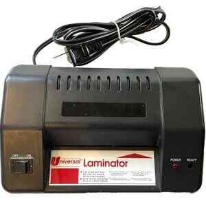Laminating Machine Universal Model #84524 Portable Laminator Tested